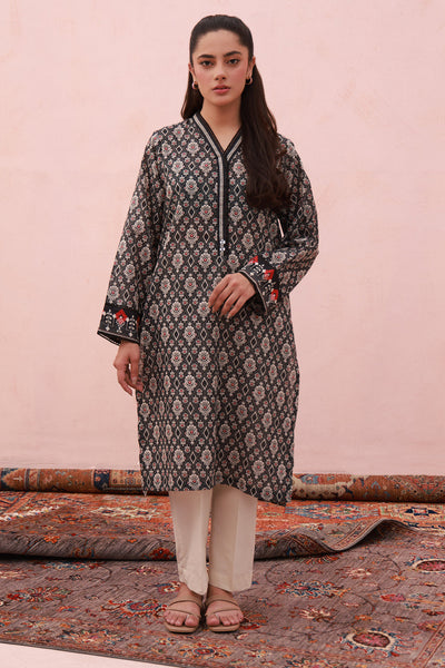 Zellbury | Winter Pret | Kurta - 2910 -  Zellbury Women Essential Pret - Original Designer Dress - House of Maryam