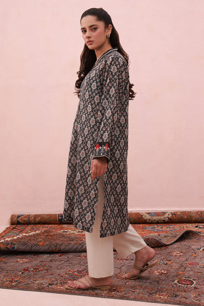 Zellbury | Winter Pret | Kurta - 2910 -  Zellbury Women Essential Pret - Original Designer Dress - House of Maryam