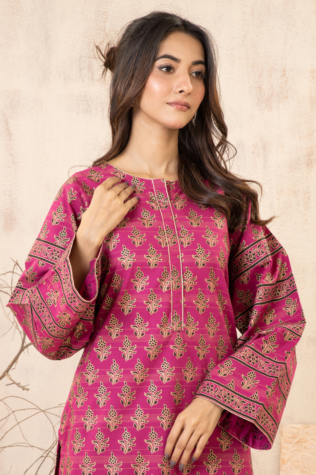 Zellbury | Winter Pret | Kurta - 2913 -  Zellbury Women Essential Pret - Original Designer Dress - House of Maryam