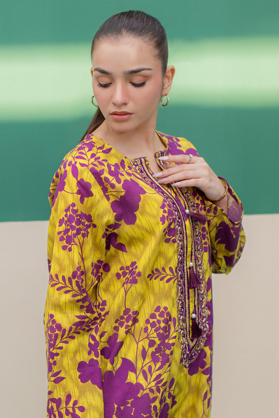 Zellbury | Winter Pret | Embroidered Kurta - 2916 -  Zellbury Women Essential Pret - Original Designer Dress - House of Maryam