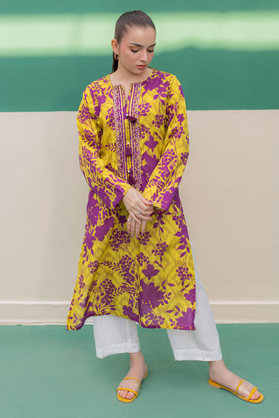 Zellbury | Winter Pret | Embroidered Kurta - 2916 -  Zellbury Women Essential Pret - Original Designer Dress - House of Maryam
