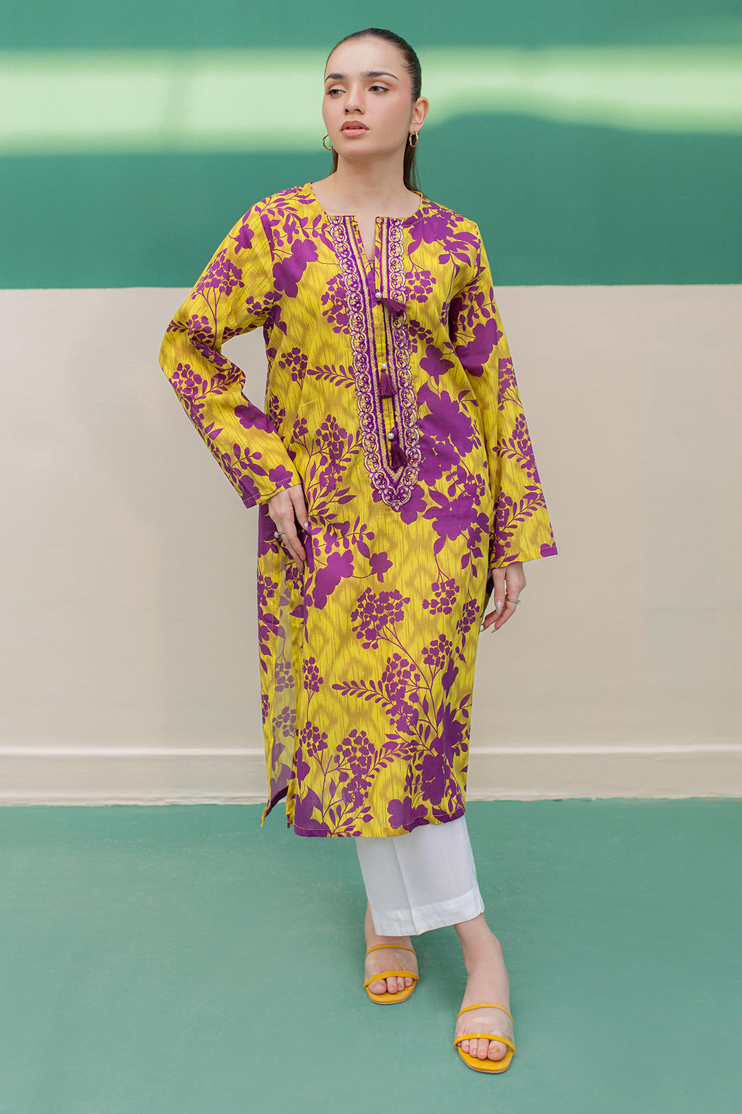 Zellbury | Winter Pret | Embroidered Kurta - 2916 -  Zellbury Women Essential Pret - Original Designer Dress - House of Maryam