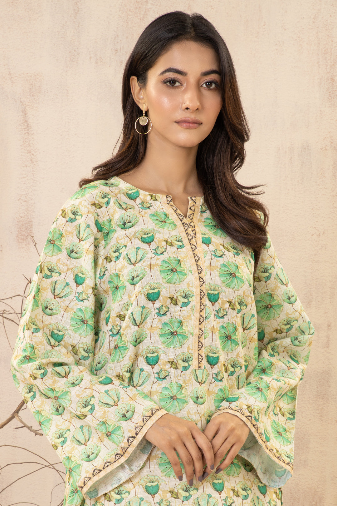 Zellbury | Winter Pret | Kurta - 2959 -  Zellbury Women Essential Pret - Original Designer Dress - House of Maryam