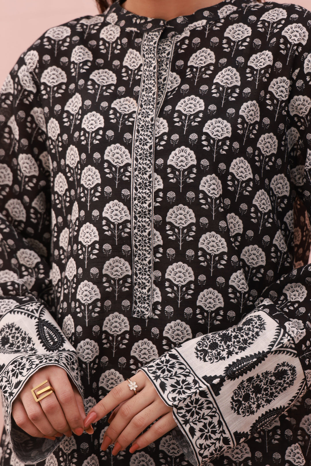 Zellbury | Winter Pret | Kurta - 2960 -  Zellbury Women Essential Pret - Original Designer Dress - House of Maryam