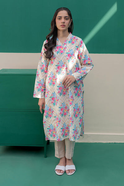 Zellbury | Winter Pret | Kurta - 2961 -  Zellbury Women Essential Pret - Original Designer Dress - House of Maryam