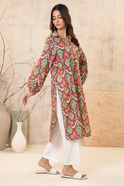 Zellbury | Winter Pret | Kurta - 2962 -  Zellbury Women Essential Pret - Original Designer Dress - House of Maryam