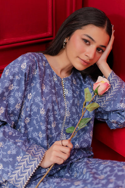 Zellbury | Winter Pret | Kurta - 2969 -  Zellbury Women Essential Pret - Original Designer Dress - House of Maryam