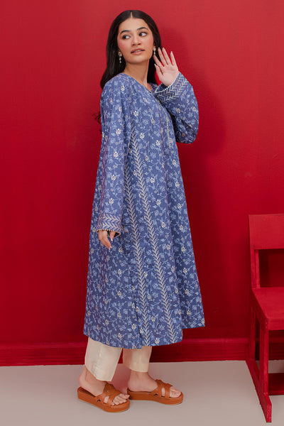 Zellbury | Winter Pret | Kurta - 2969 -  Zellbury Women Essential Pret - Original Designer Dress - House of Maryam
