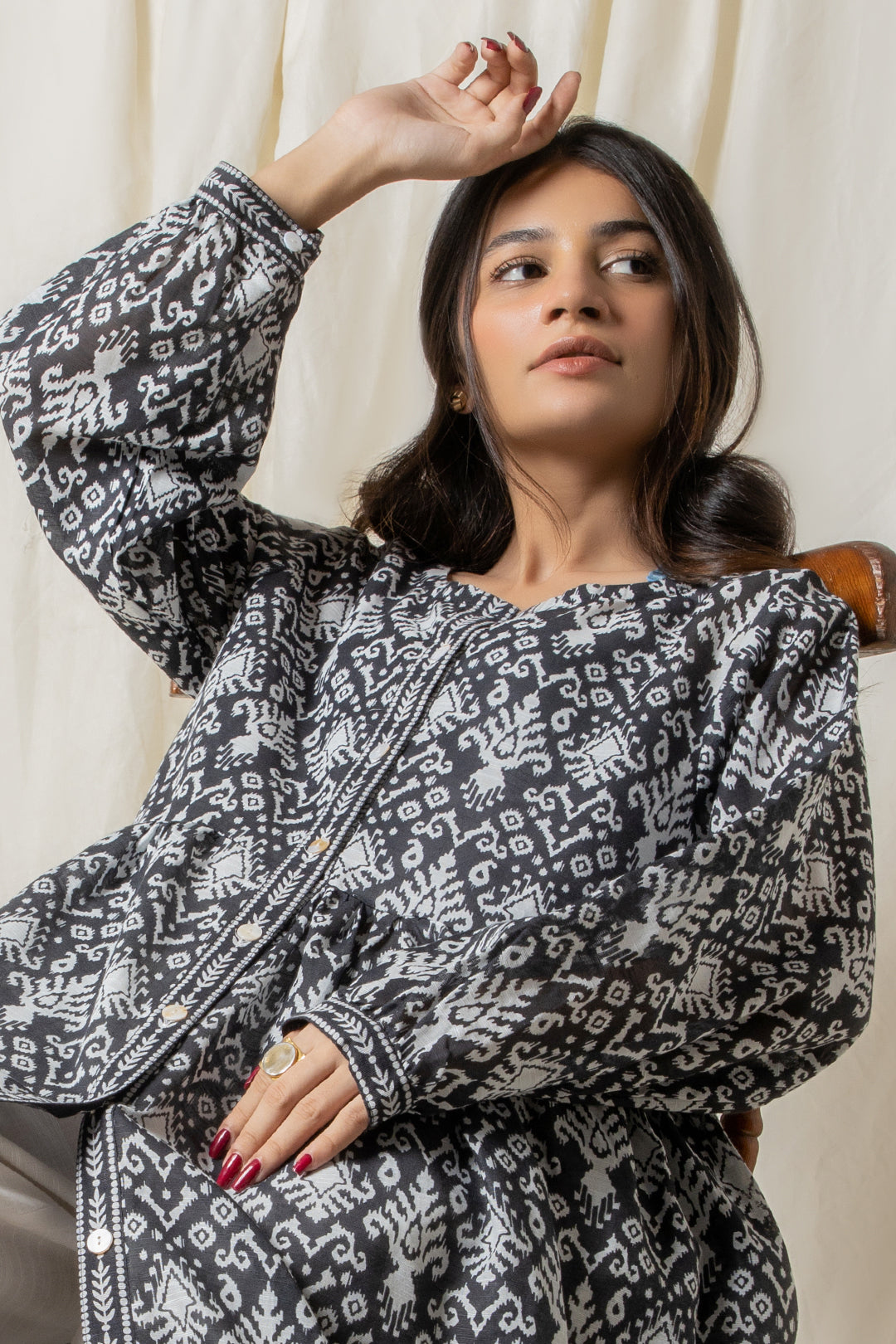 Zellbury | Winter Pret | Kurta - 2972 -  Zellbury Women Essential Pret - Original Designer Dress - House of Maryam