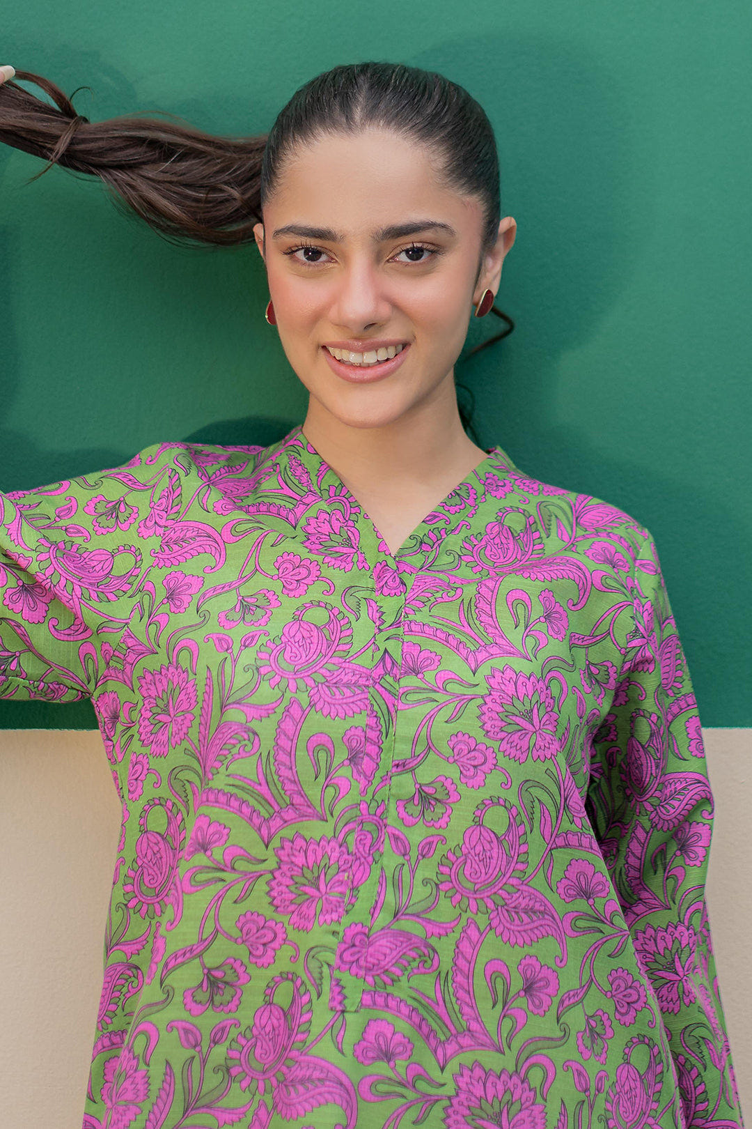 Zellbury | Winter Pret | Kurta - 3019 -  Zellbury Women Essential Pret - Original Designer Dress - House of Maryam