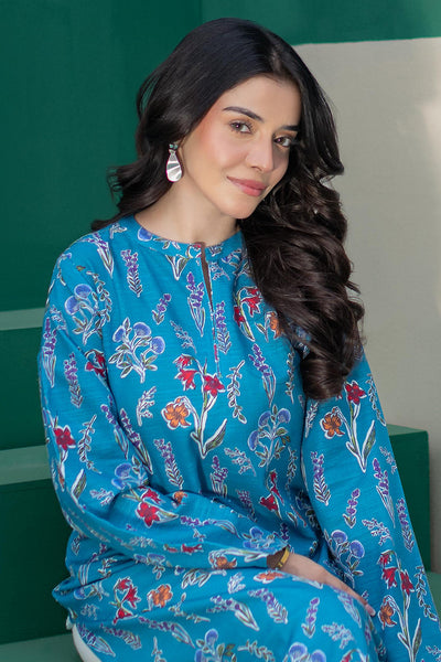 Zellbury | Winter Pret | Kurta - 3020 -  Zellbury Women Essential Pret - Original Designer Dress - House of Maryam