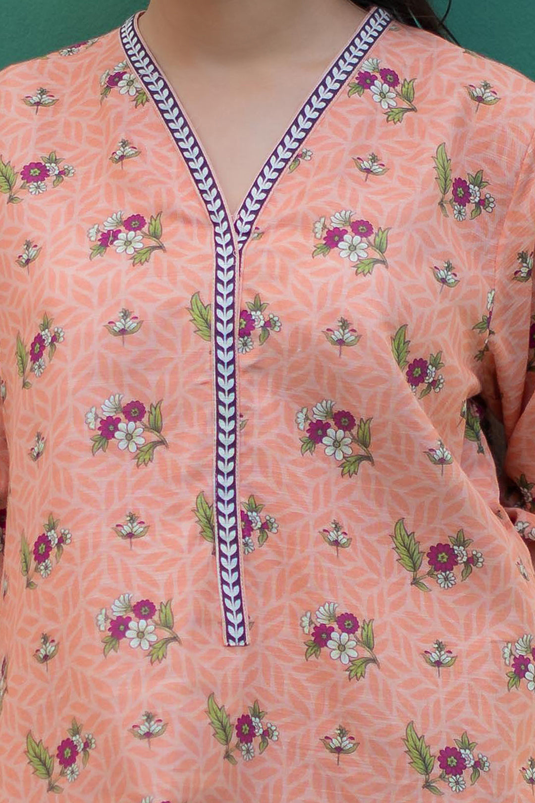 Zellbury | Winter Pret | Kurta - 3046 -  Zellbury Women Essential Pret - Original Designer Dress - House of Maryam