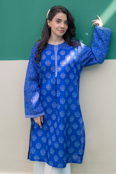 Zellbury | Winter Pret | Kurta - 3047 -  Zellbury Women Essential Pret - Original Designer Dress - House of Maryam