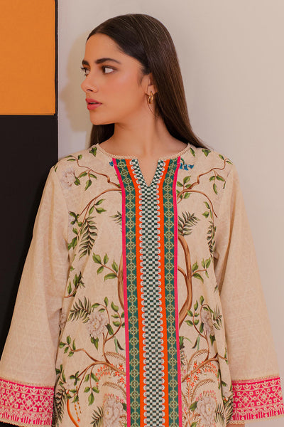 Zellbury | Winter Pret | Embroidered Kurta - 3052 -  Zellbury Women Essential Pret - Original Designer Dress - House of Maryam