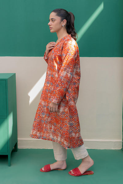 Zellbury | Winter Pret | Kurta - 3077 -  Zellbury Women Essential Pret - Original Designer Dress - House of Maryam