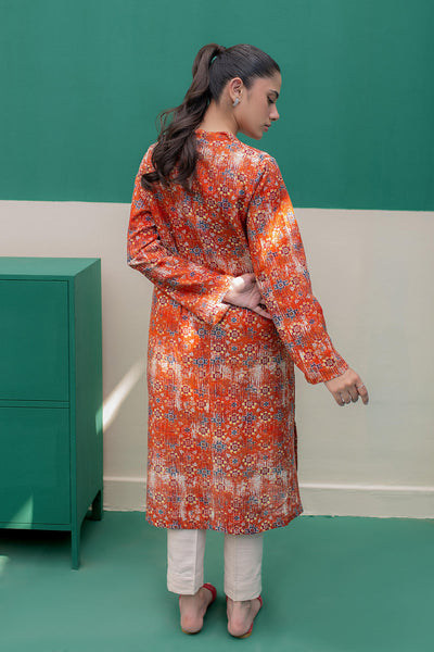 Zellbury | Winter Pret | Kurta - 3077 -  Zellbury Women Essential Pret - Original Designer Dress - House of Maryam