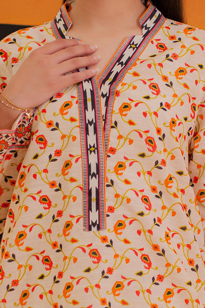 Zellbury | Winter Pret | Kurta - 3078 -  Zellbury Women Essential Pret - Original Designer Dress - House of Maryam