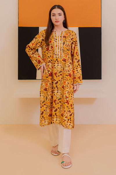 Zellbury | Winter Pret | Kurta - 3079 -  Zellbury Women Essential Pret - Original Designer Dress - House of Maryam
