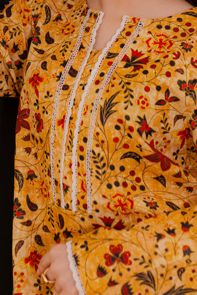 Zellbury | Winter Pret | Kurta - 3079 -  Zellbury Women Essential Pret - Original Designer Dress - House of Maryam