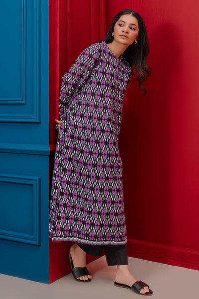 Zellbury | Winter Pret | Kurta - 3097 -  Zellbury Women Essential Pret - Original Designer Dress - House of Maryam