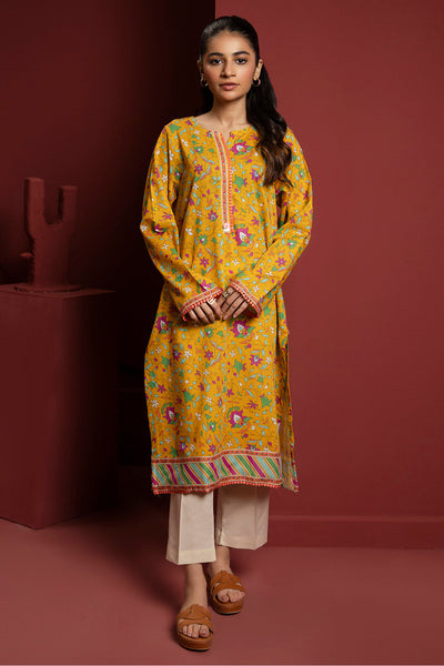 Zellbury | Winter Pret | Kurta - 3098 -  Zellbury Women Essential Pret - Original Designer Dress - House of Maryam