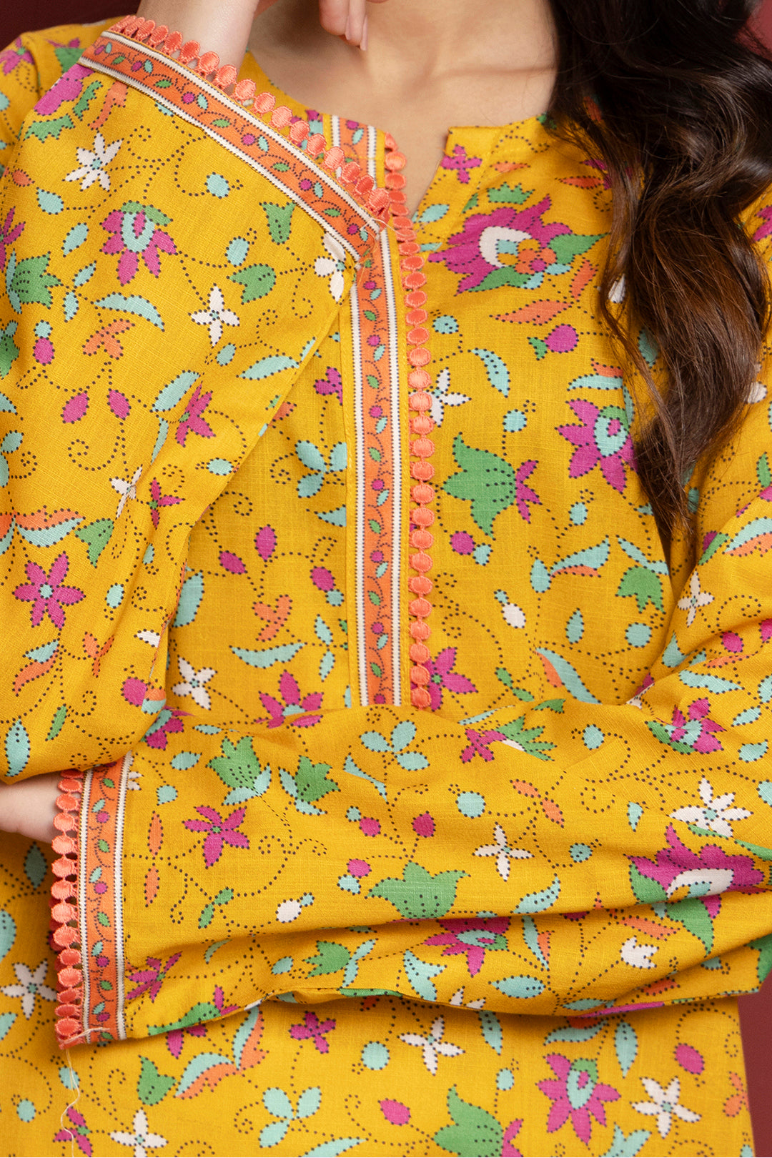 Zellbury | Winter Pret | Kurta - 3098 -  Zellbury Women Essential Pret - Original Designer Dress - House of Maryam