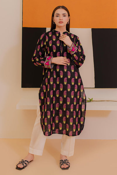 Zellbury | Winter Pret | Kurta - 3124 -  Zellbury Women Essential Pret - Original Designer Dress - House of Maryam