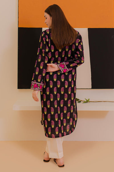 Zellbury | Winter Pret | Kurta - 3124 -  Zellbury Women Essential Pret - Original Designer Dress - House of Maryam