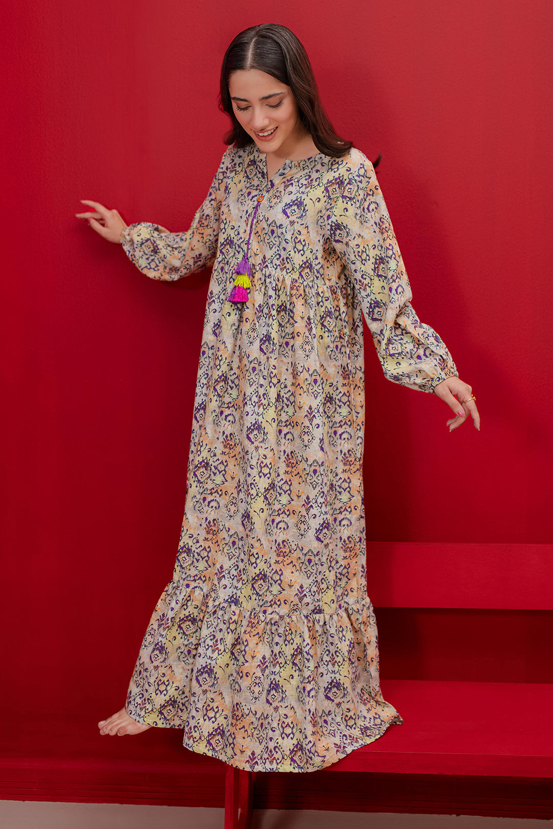 Zellbury | Winter Pret | Tunics - 3133 -  Zellbury Women Essential Pret - Original Designer Dress - House of Maryam