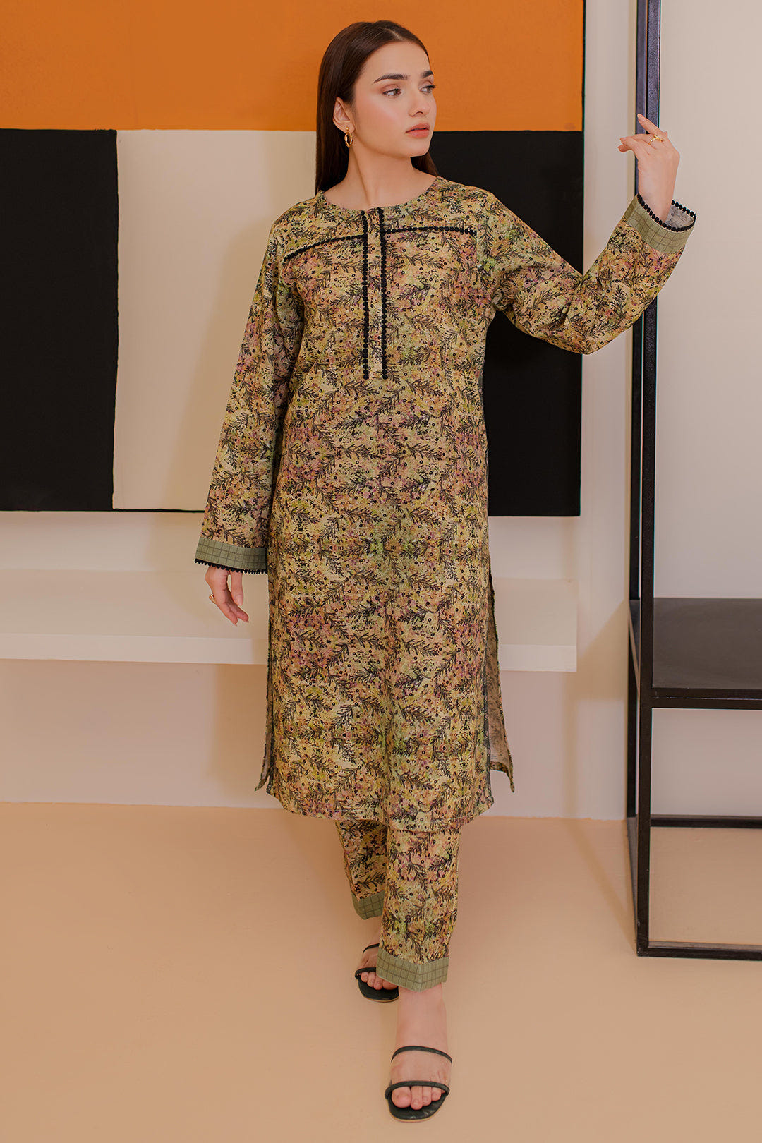 Zellbury | Winter Pret | Kurta Trouser - 2927 -  Zellbury Women Essential Pret - Original Designer Dress - House of Maryam