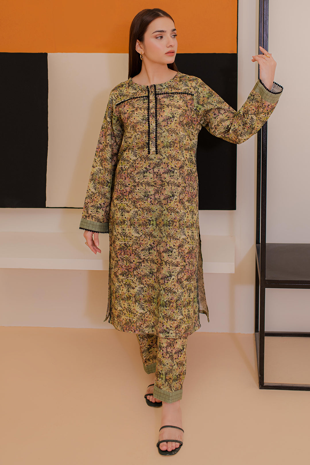 Zellbury | Winter Pret | Kurta Trouser - 2927 -  Zellbury Women Essential Pret - Original Designer Dress - House of Maryam