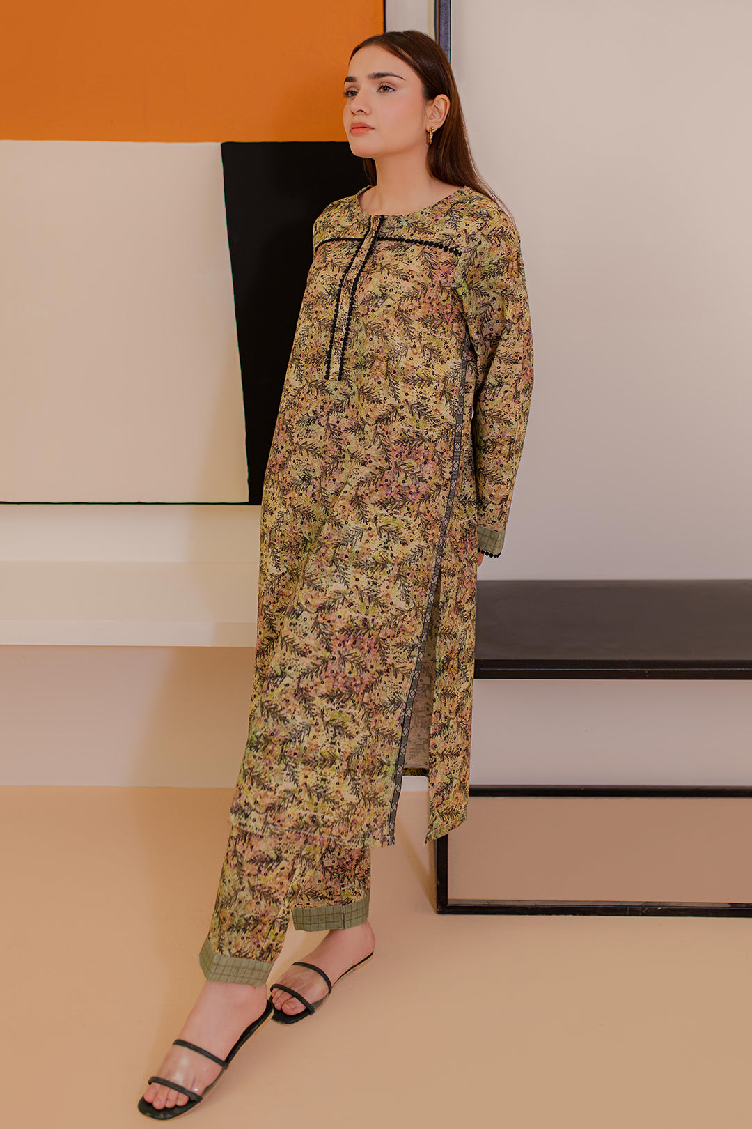 Zellbury | Winter Pret | Kurta Trouser - 2927 -  Zellbury Women Essential Pret - Original Designer Dress - House of Maryam