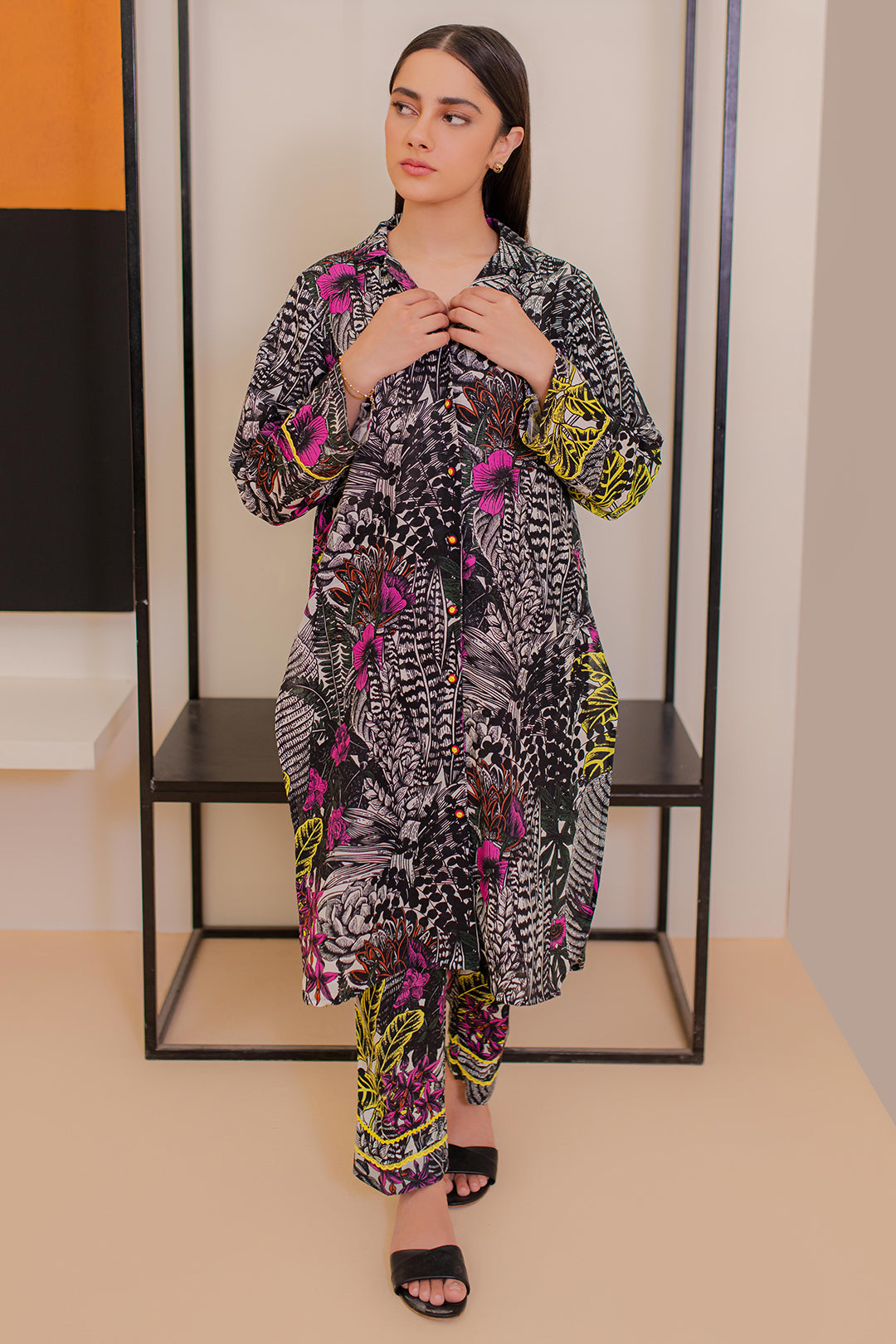 Zellbury | Winter Pret | Kurta Trouser - 2928 -  Zellbury Women Essential Pret - Original Designer Dress - House of Maryam