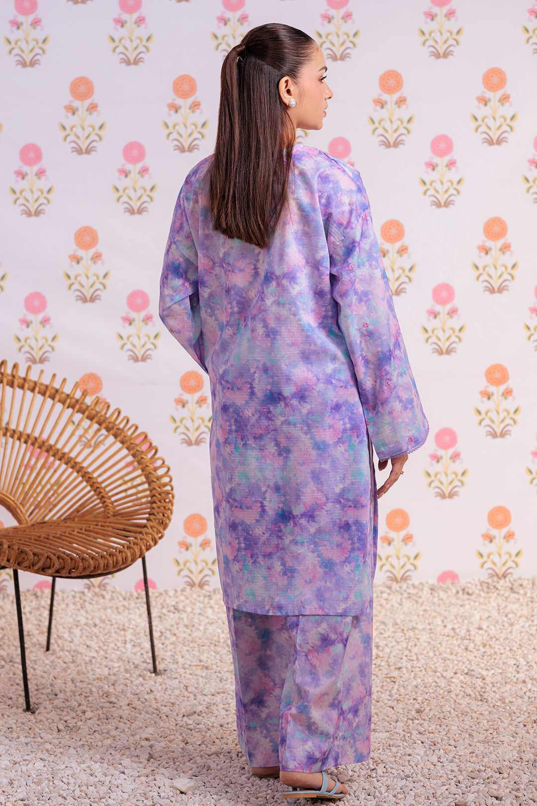 Zellbury | Summer Pret | Embroidered Kurta Trouser - 3000 -  Zellbury Women Essential Pret - Original Designer Dress - House of Maryam