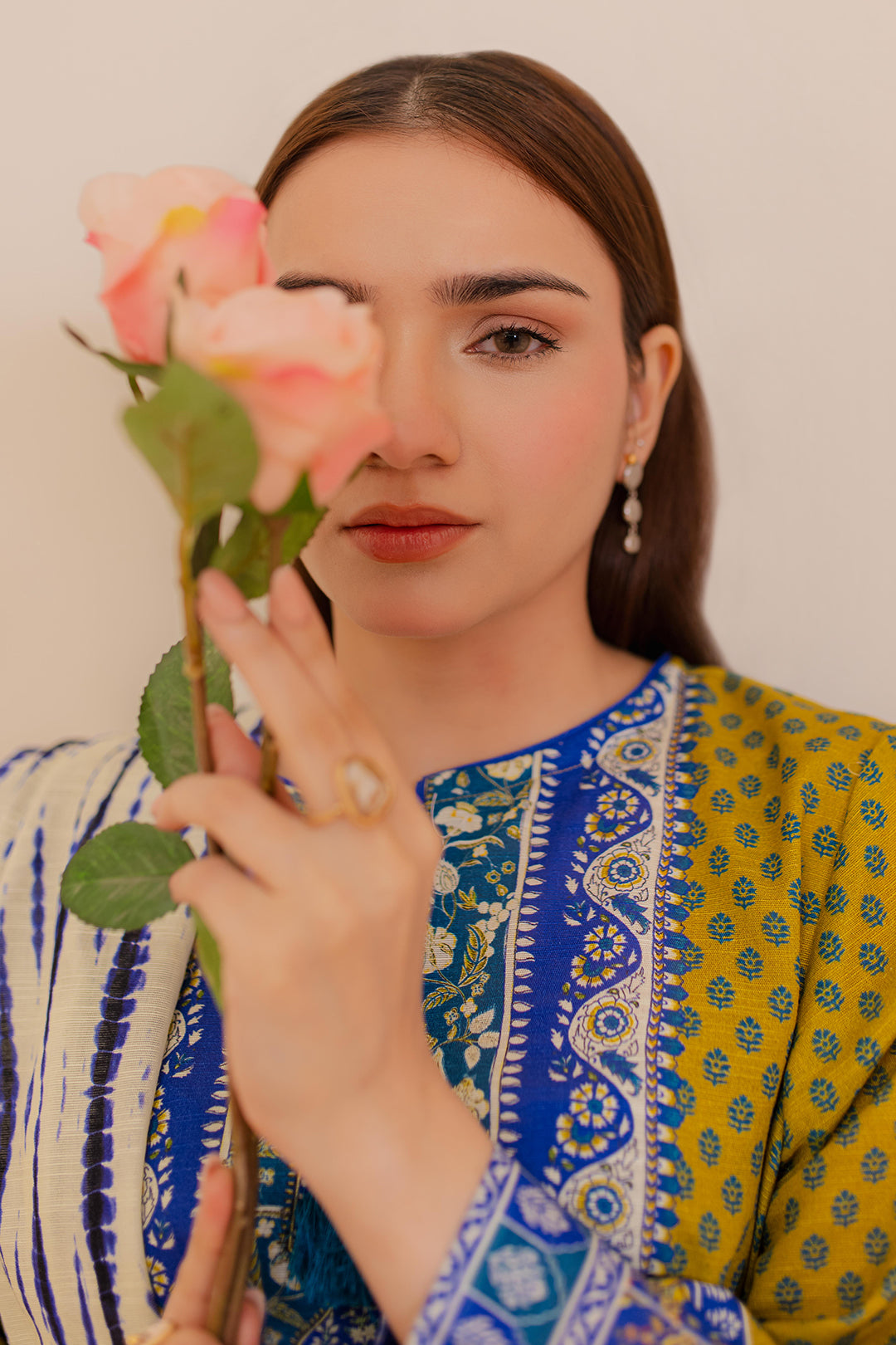 Zellbury | Winter Pret | Kurta Dupatta - 3032 -  Zellbury Women Essential Pret - Original Designer Dress - House of Maryam