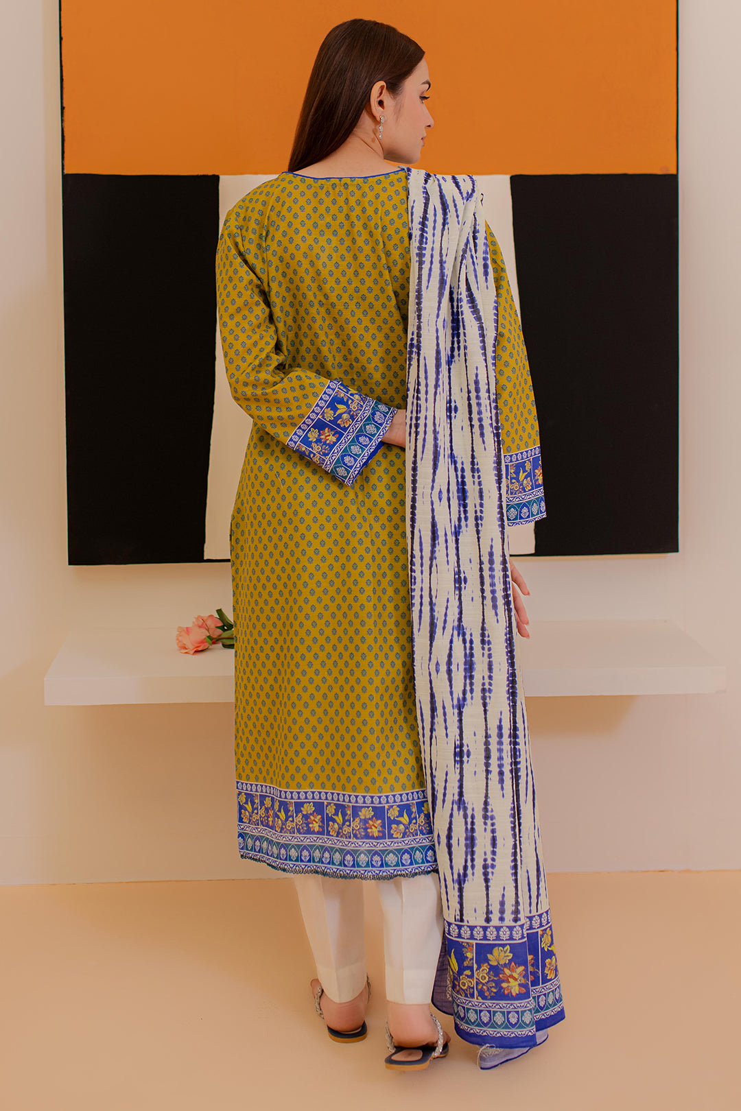 Zellbury | Winter Pret | Kurta Dupatta - 3032 -  Zellbury Women Essential Pret - Original Designer Dress - House of Maryam