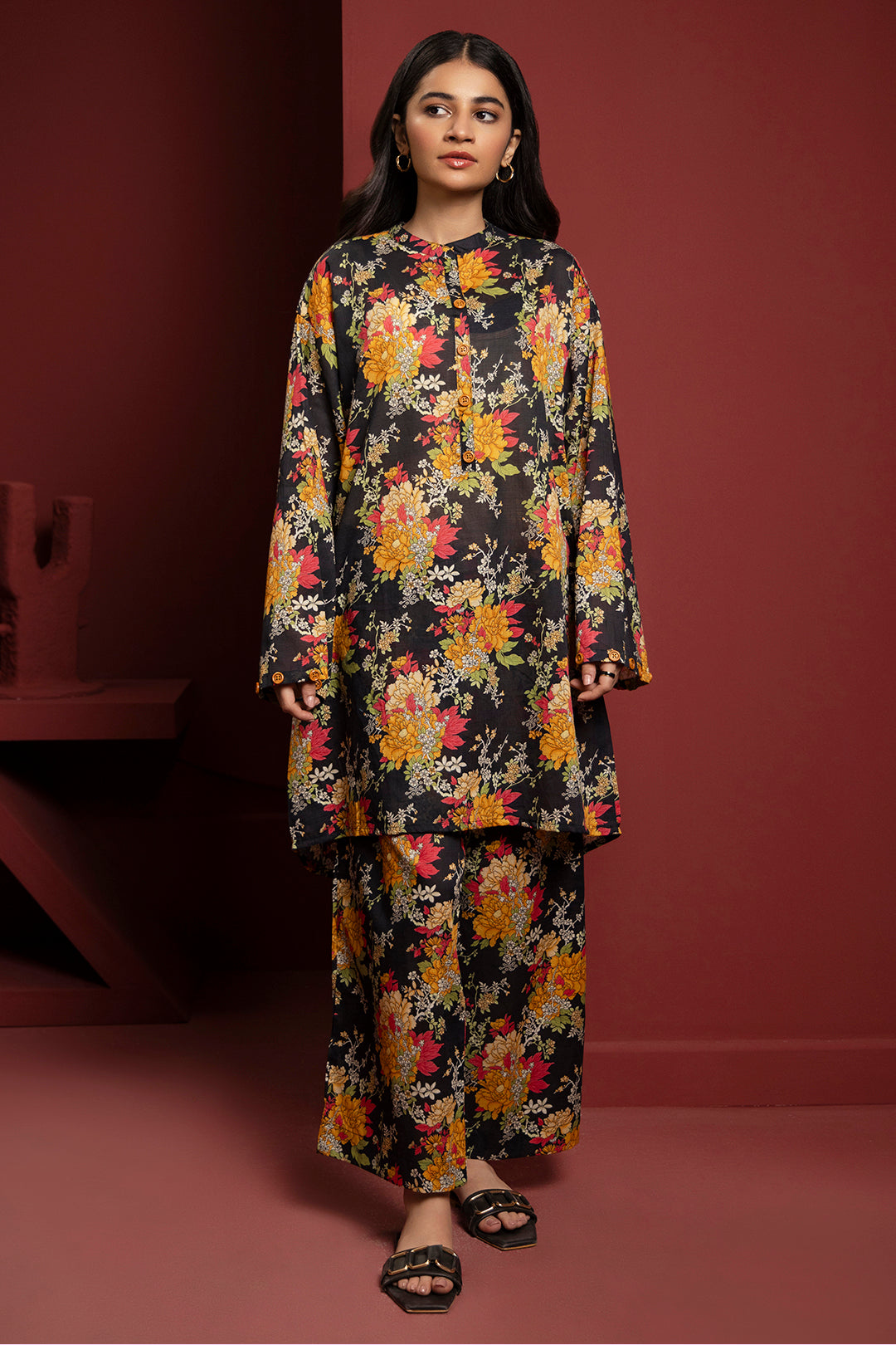 Zellbury | Winter Pret | Kurta Trouser - 3034 -  Zellbury Women Essential Pret - Original Designer Dress - House of Maryam