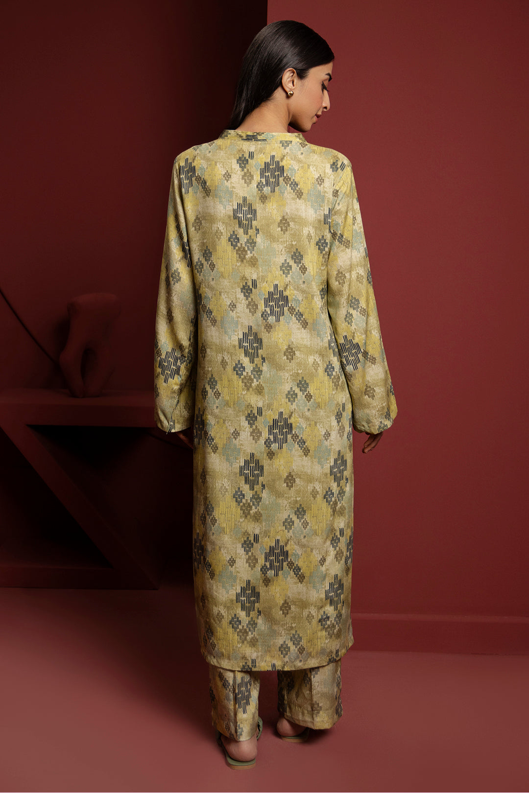 Zellbury | Winter Pret | Kurta Trouser - 3035 -  Zellbury Women Essential Pret - Original Designer Dress - House of Maryam