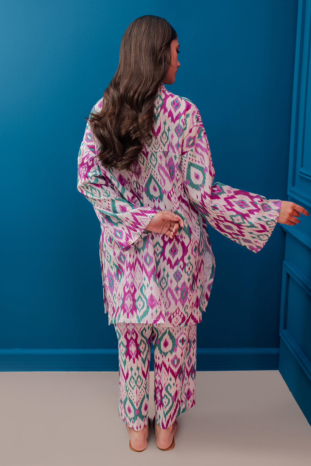 Zellbury | Winter Pret | Kurta Trouser - 3056 -  Zellbury Women Essential Pret - Original Designer Dress - House of Maryam