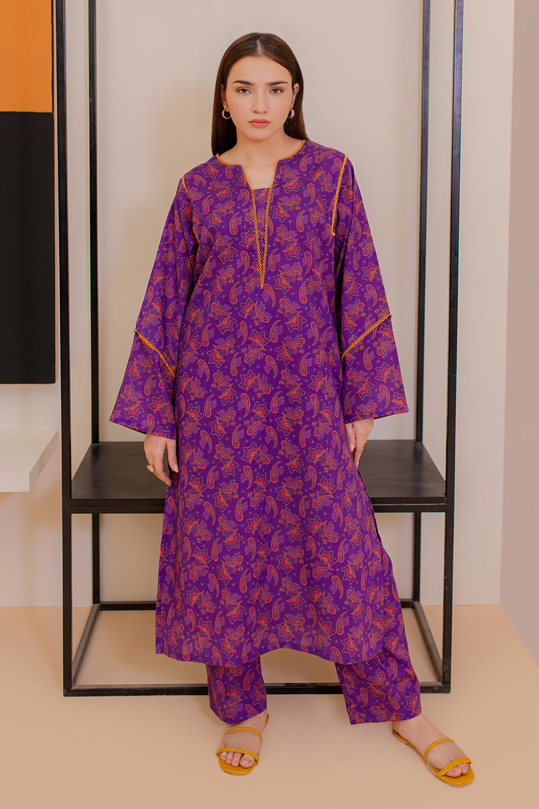 Zellbury | Winter Pret | Kurta Trouser - 3057 -  Zellbury Women Essential Pret - Original Designer Dress - House of Maryam
