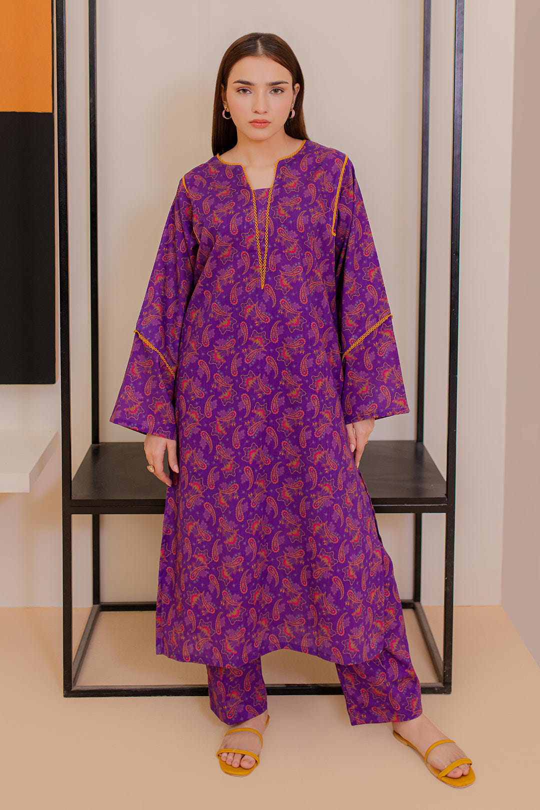 Zellbury | Winter Pret | Kurta Trouser - 3057 -  Zellbury Women Essential Pret - Original Designer Dress - House of Maryam