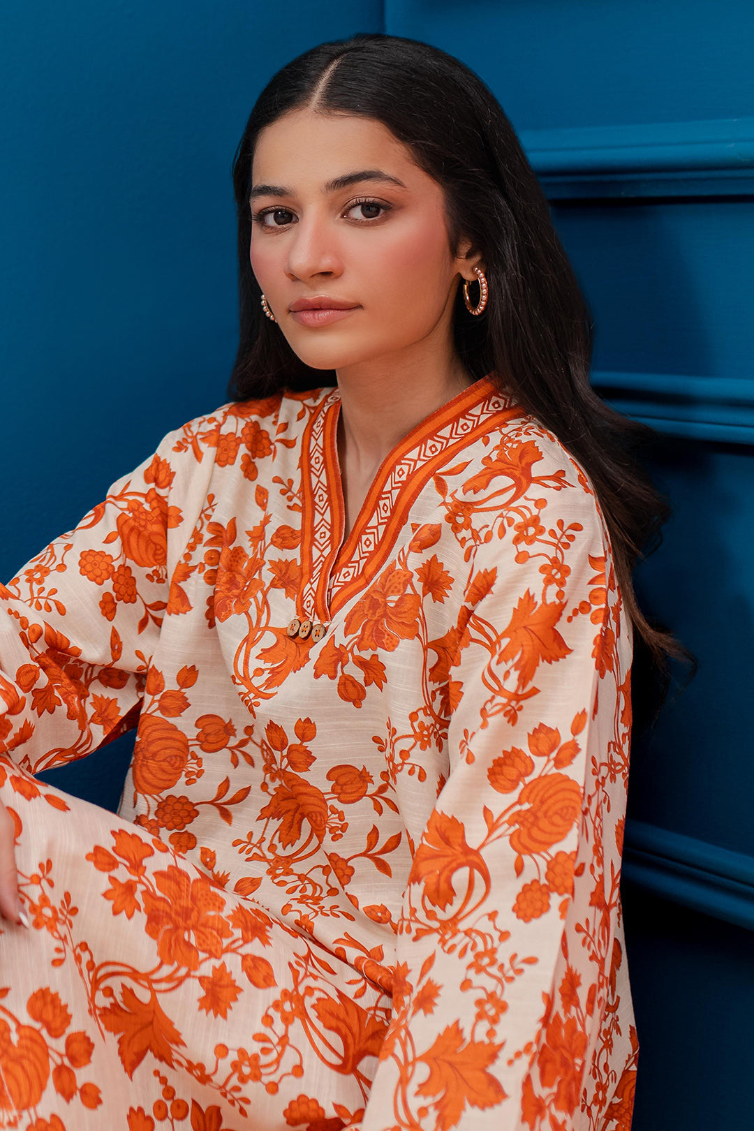 Zellbury | Winter Pret | Kurta Trouser - 3059 -  Zellbury Women Essential Pret - Original Designer Dress - House of Maryam