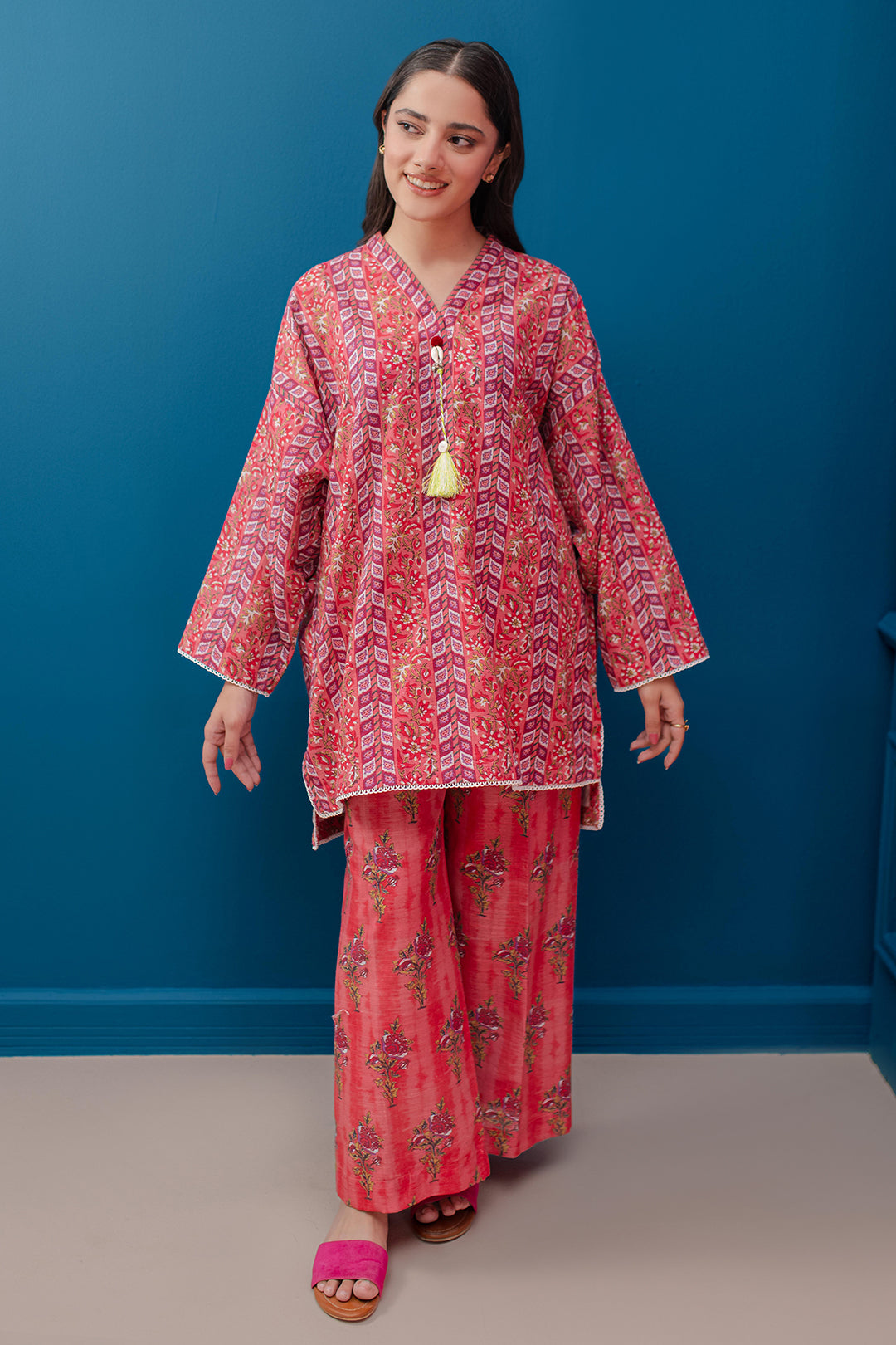 Zellbury | Winter Pret | Kurta Trouser - 3082 -  Zellbury Women Essential Pret - Original Designer Dress - House of Maryam