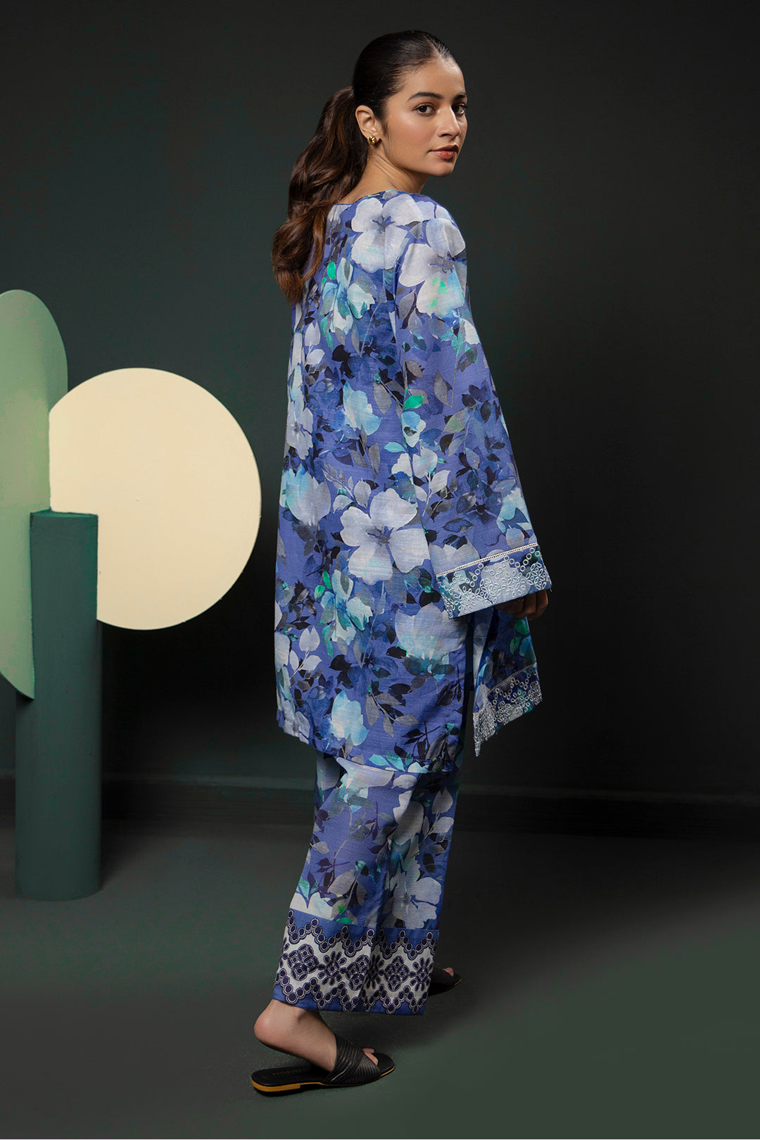 Zellbury | Winter Pret | Kurta Trouser - 3086 -  Zellbury Women Essential Pret - Original Designer Dress - House of Maryam