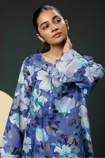 Zellbury | Winter Pret | Kurta Trouser - 3086 -  Zellbury Women Essential Pret - Original Designer Dress - House of Maryam