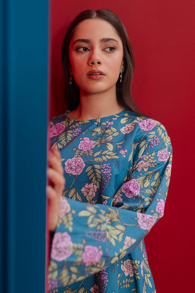 Zellbury | Winter Pret | Kurta Trouser - 3106 -  Zellbury Women Essential Pret - Original Designer Dress - House of Maryam