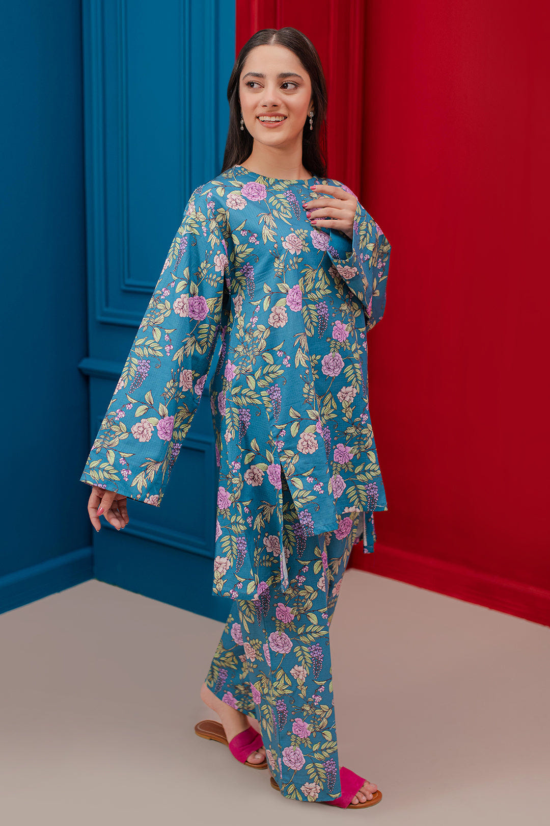 Zellbury | Winter Pret | Kurta Trouser - 3106 -  Zellbury Women Essential Pret - Original Designer Dress - House of Maryam