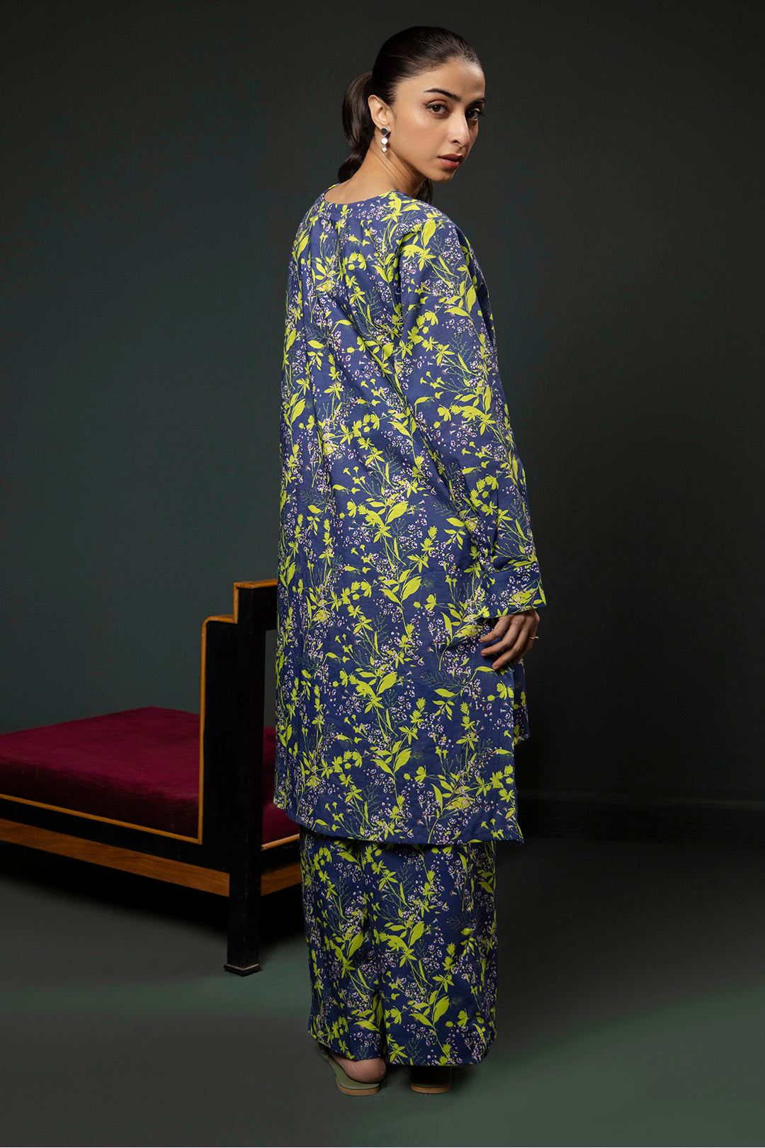 Zellbury | Winter Pret | Kurta Trouser - 3108 -  Zellbury Women Essential Pret - Original Designer Dress - House of Maryam