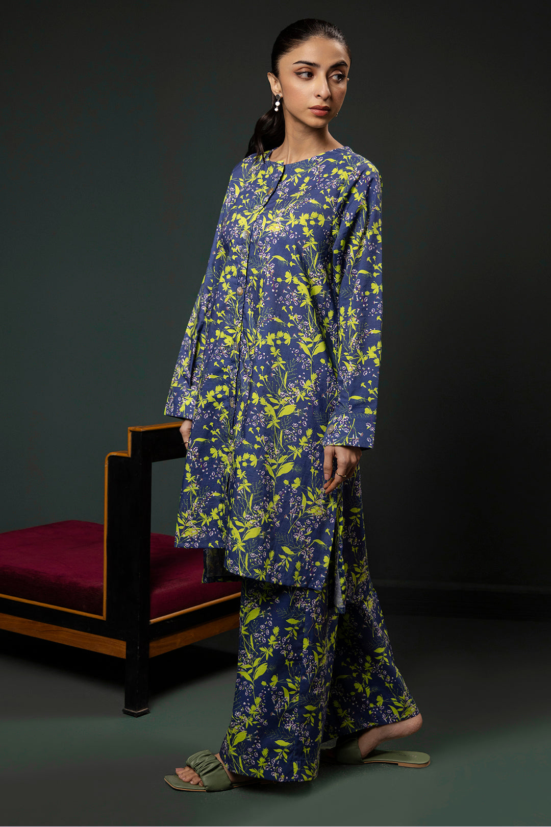 Zellbury | Winter Pret | Kurta Trouser - 3108 -  Zellbury Women Essential Pret - Original Designer Dress - House of Maryam