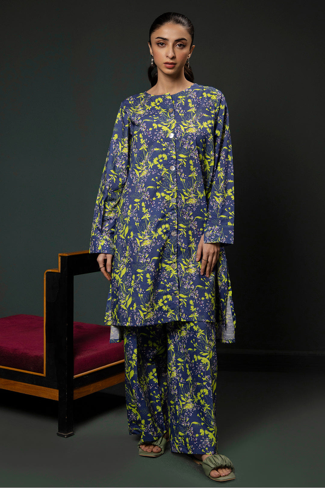 Zellbury | Winter Pret | Kurta Trouser - 3108 -  Zellbury Women Essential Pret - Original Designer Dress - House of Maryam